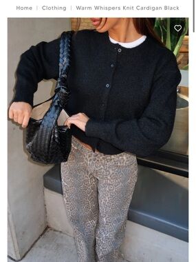 White Fox Boutique Warm Whispers Knit Cardigan